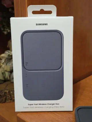 Cargador inalambrico duo súper rápido Samsung