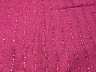 Pashmina burdeos con lentejuelas. Nueva. Lollipops