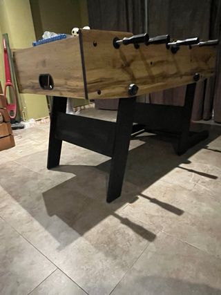 Calciobalilla in legno con 3 palloni