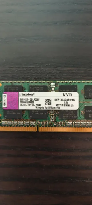 Memoria RAM Kingston 4GB PC3-10600S