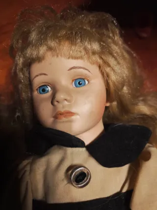 Lote 8 bambole antiche in porcellana