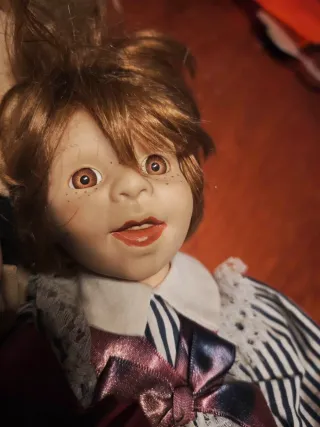 Lote 8 bambole antiche in porcellana