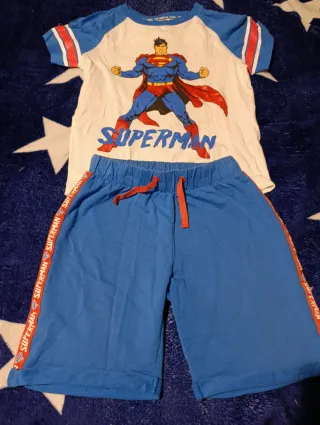 Conjunto Superman Verano Niño 9-10 Años