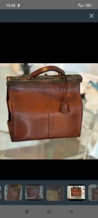 Maletín médico vintage pequeño