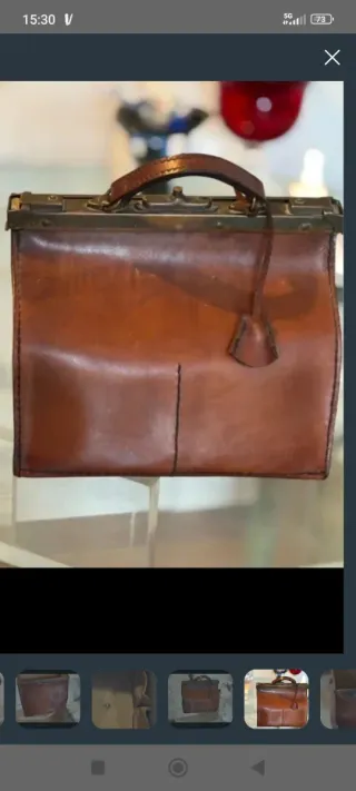 Maletín médico vintage pequeño