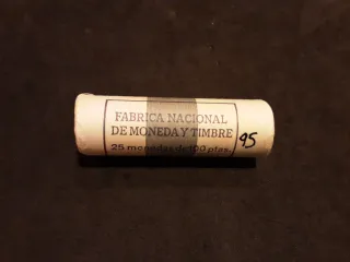 Cartucho 25 monedas 100 Pesetas 1995 S/C