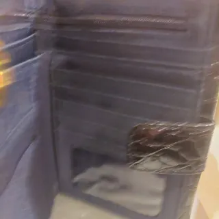 Cartera monedero efecto piel cocodrilo