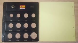 Hoja Álbum Monedas Pardo 4 monedas 2 euros+ 30 €