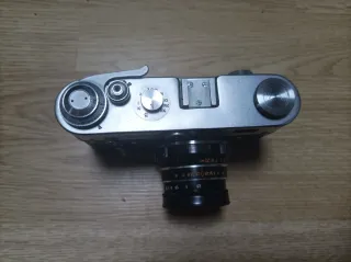 Cámara Analógica FED 3 con funda Plata/Negra