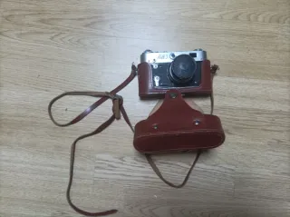 Cámara Analógica FED 3 con funda Plata/Negra