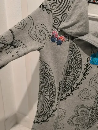 Sudadera Desigual Gris Talla M