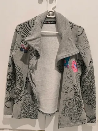 Sudadera Desigual Gris Talla M