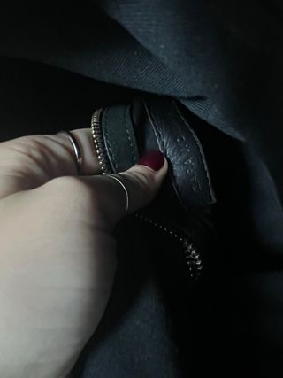 Bolso Negro Tachuelas Zara