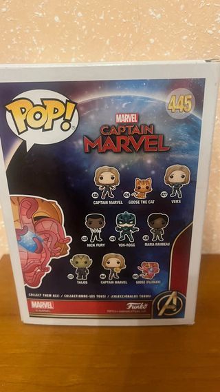 Funko Pop! Capitana Marvel Goose 445 Glows in Dark