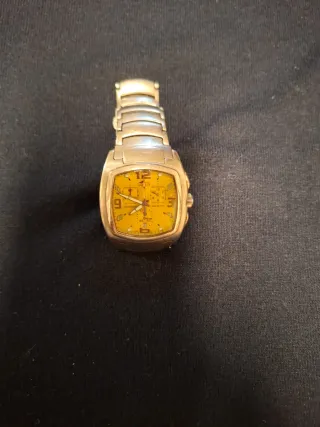 Reloj Lotus Cronógrafo Esfera Amarilla