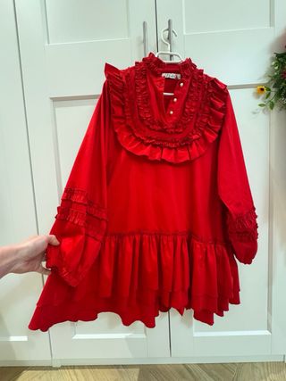 Vestido Vesifo Rojo Talla Única