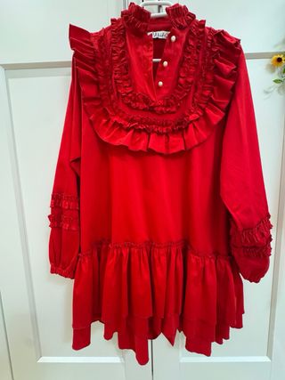 Vestido Vesifo Rojo Talla Única
