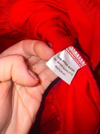 Vestido Vesifo Rojo Talla Única