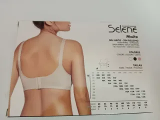 Sujetador encaje beige