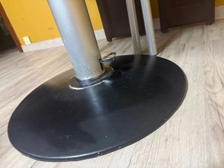 Mesa Comedor Cristal Templado Abatible 130cm