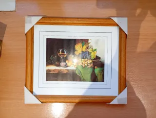 Cuadro Bodegón Madera