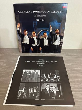 LP Carreras, Domingo, Pavarotti en concierto