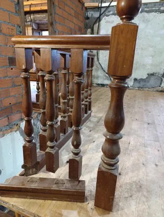 Balaustres madera