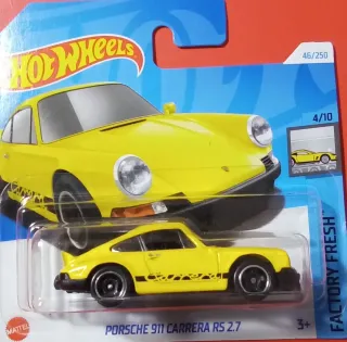Hotwheels Porsche 911 Carrera RS 2.7 Amarillo