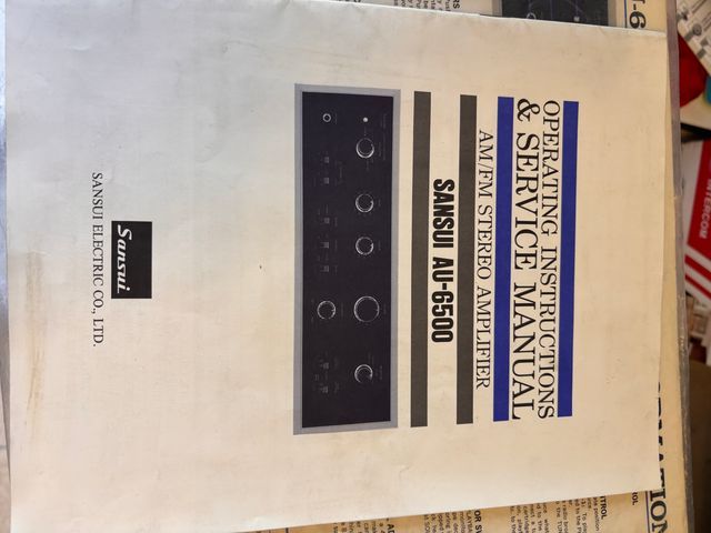 Amplificador Sansui AU-6500 Stereo