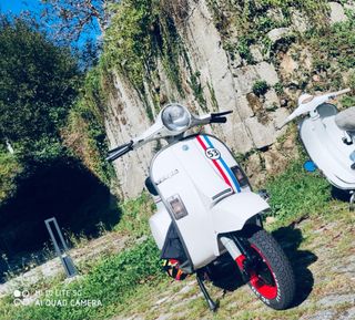 Vespa PK 125 XL Blanca y Roja