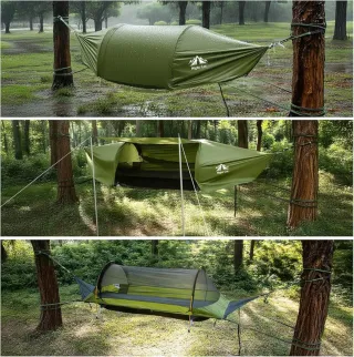 Hamaca night cat verde pro