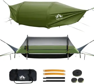 Hamaca night cat verde pro