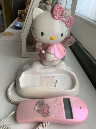 Telefono Vintage Hello Kitty Rosa
