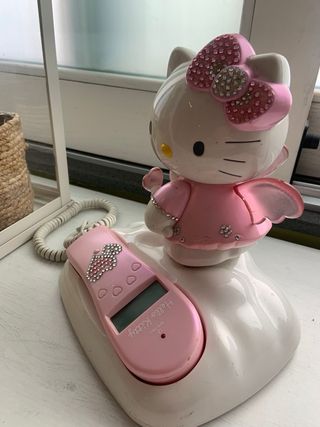 Telefono Vintage Hello Kitty Rosa