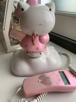 Telefono Vintage Hello Kitty Rosa