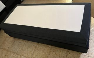 Base Cama Gris y Blanca
