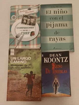 Lote 4 libros variados