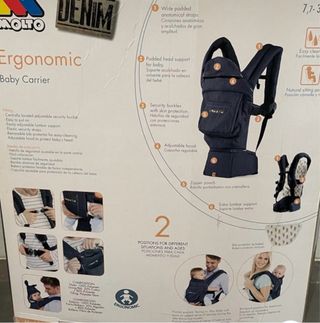 Mochila Portabebés Denim Molto , muy Ergonómica