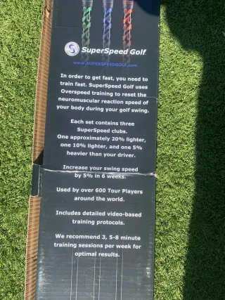 Varillas Superspeed Golf con peso