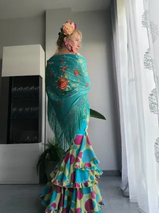 Vestido Flamenca Multicolor