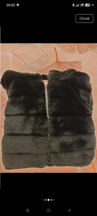 Pelliccia sintetica nera