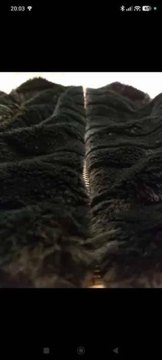 Pelliccia sintetica nera