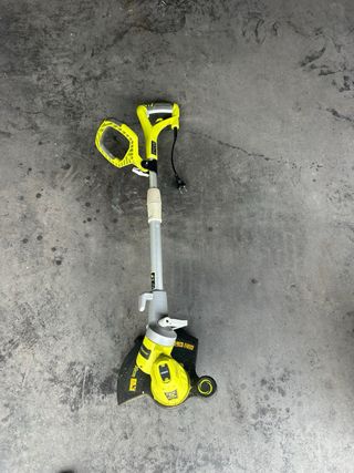 Cortacésped gasolina y cortabordes eléctrico