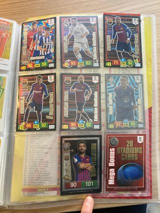 Colección Cromos Adrenalyn LaLiga 2018-19