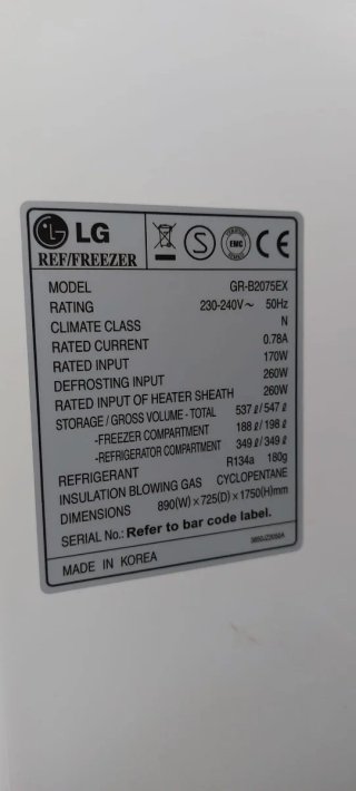 Frigorífico Americano LG