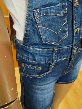 Peto vaquero corto mujer