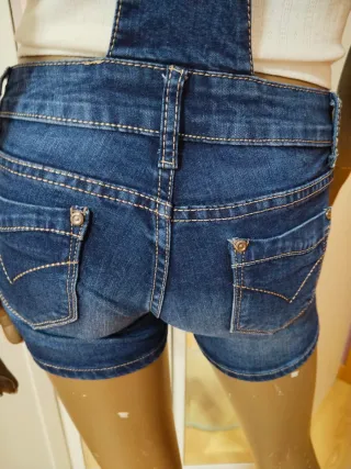 Peto vaquero corto mujer