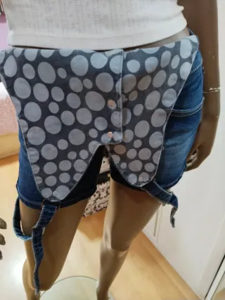 Peto vaquero corto mujer