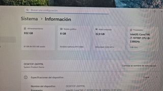 PC Gaming Intel I7 / 32GB RAM / RTX 5060