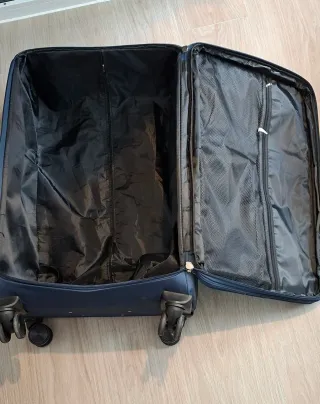 Maleta de viaje Satellite gris y azul